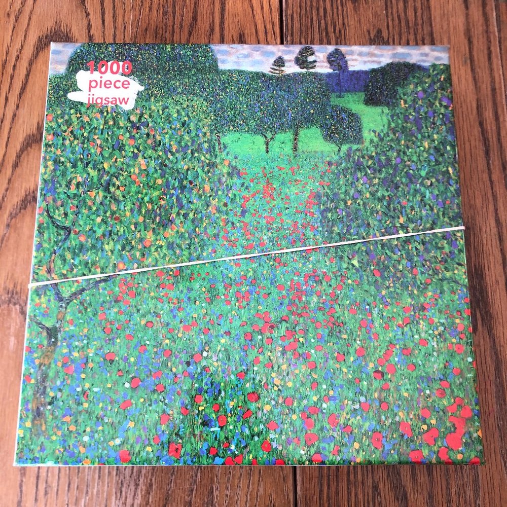 SOLD Gustav Klimt Poppy Field 1000 Piece Jigsaw Puzzle